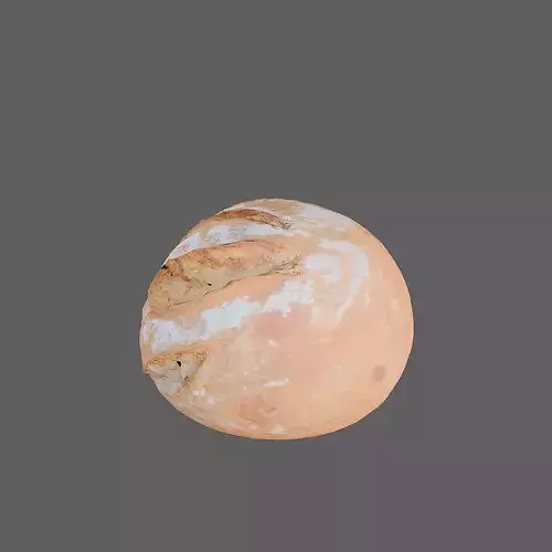 Rustic Round Bread Loaf 3D Model - Game Ready and ArchViz 3D model 3