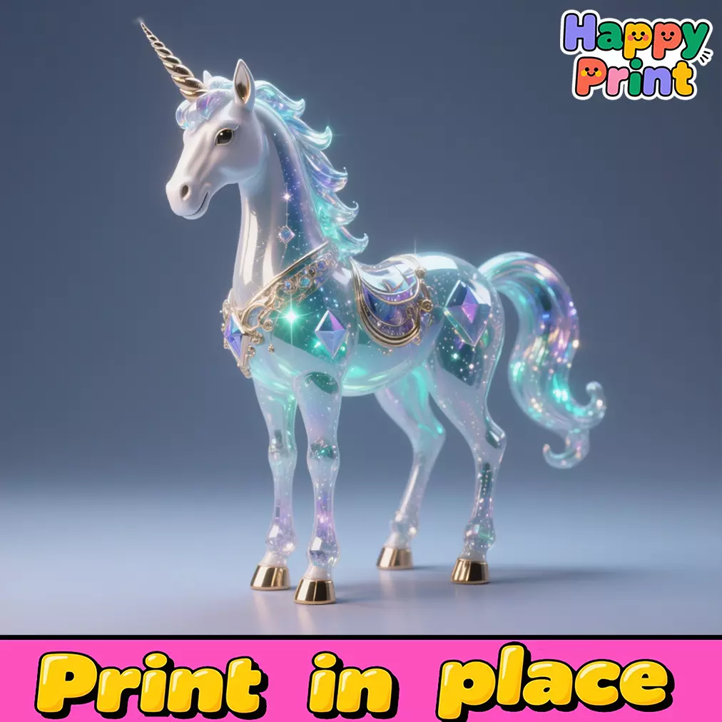 unicorn 3D print model
