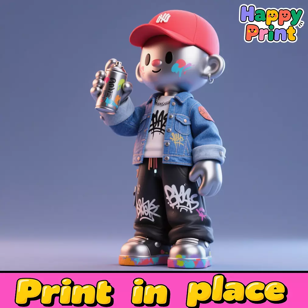 Doodle boy 3D print model
