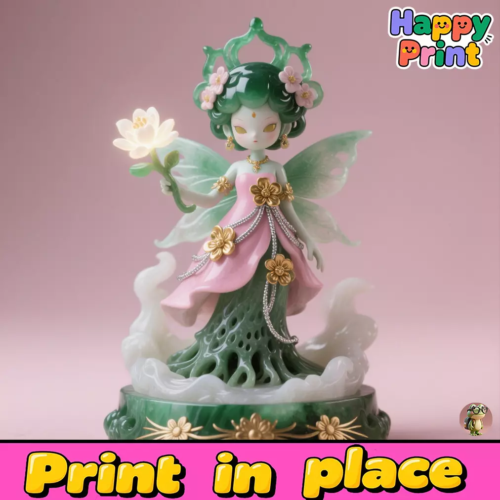 Flower fairy 3D print model