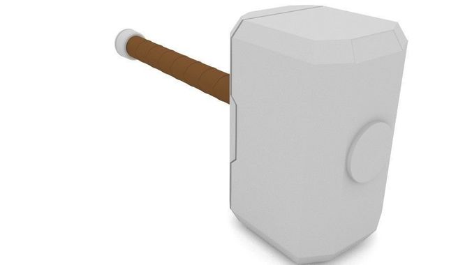 Thor Hammer 3D model