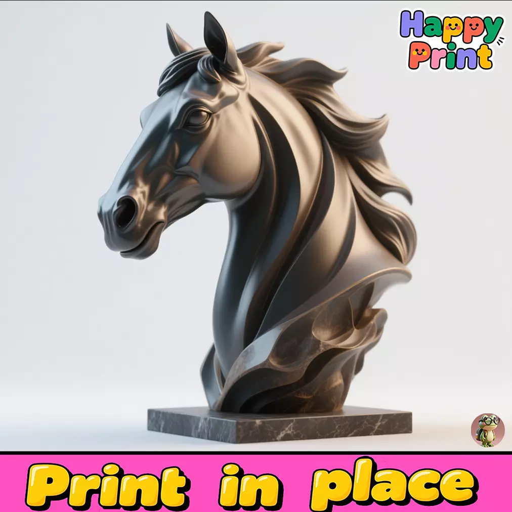 horse 3D print model