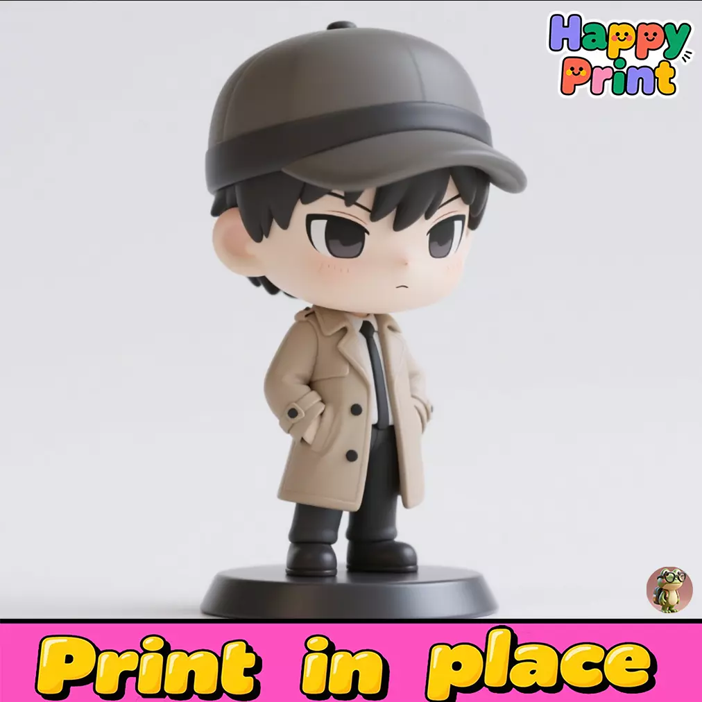 anime boy 3D print model