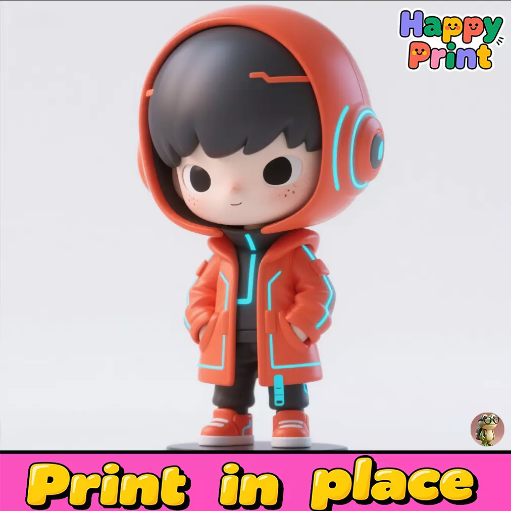 little boy 3D print model