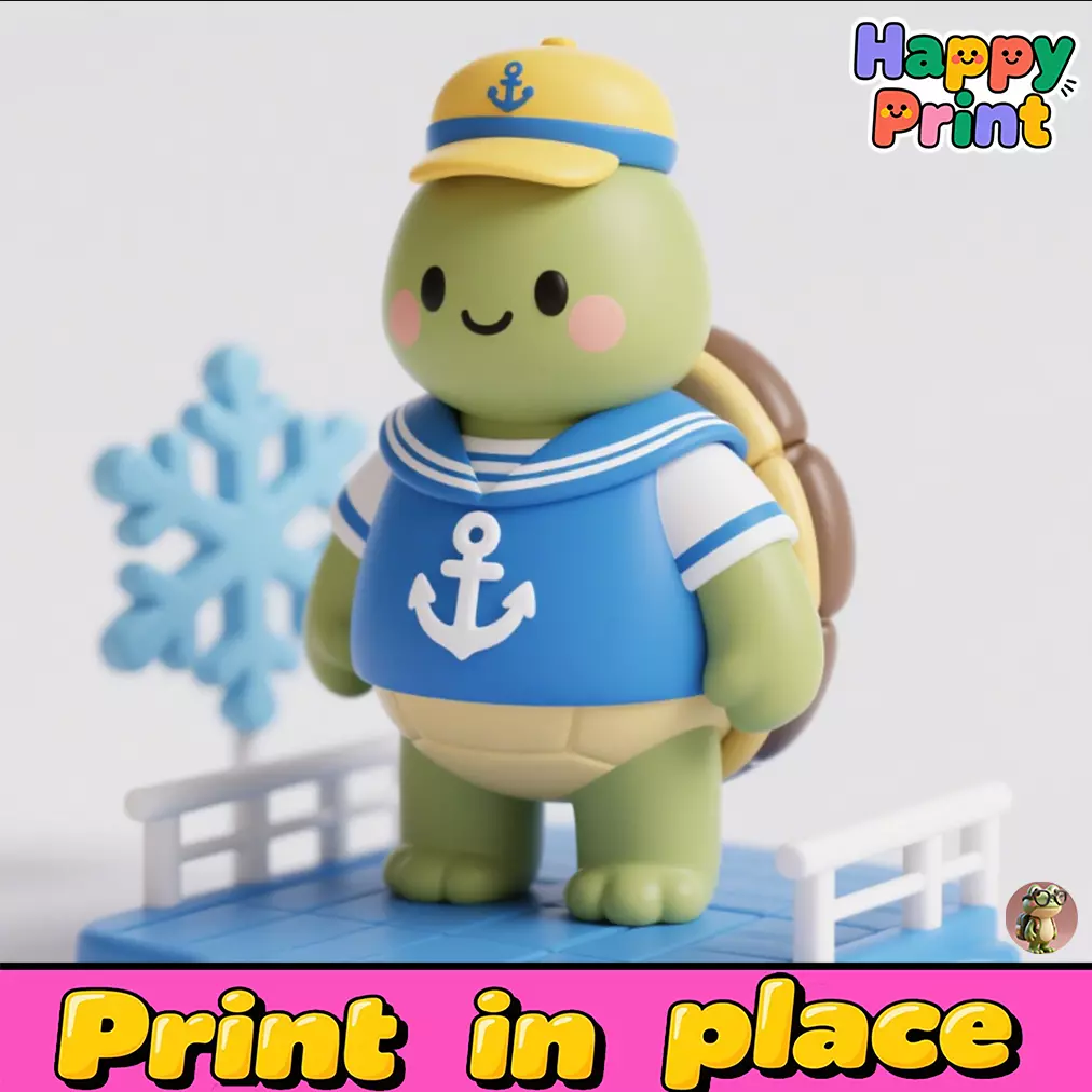 turtle 3D print model