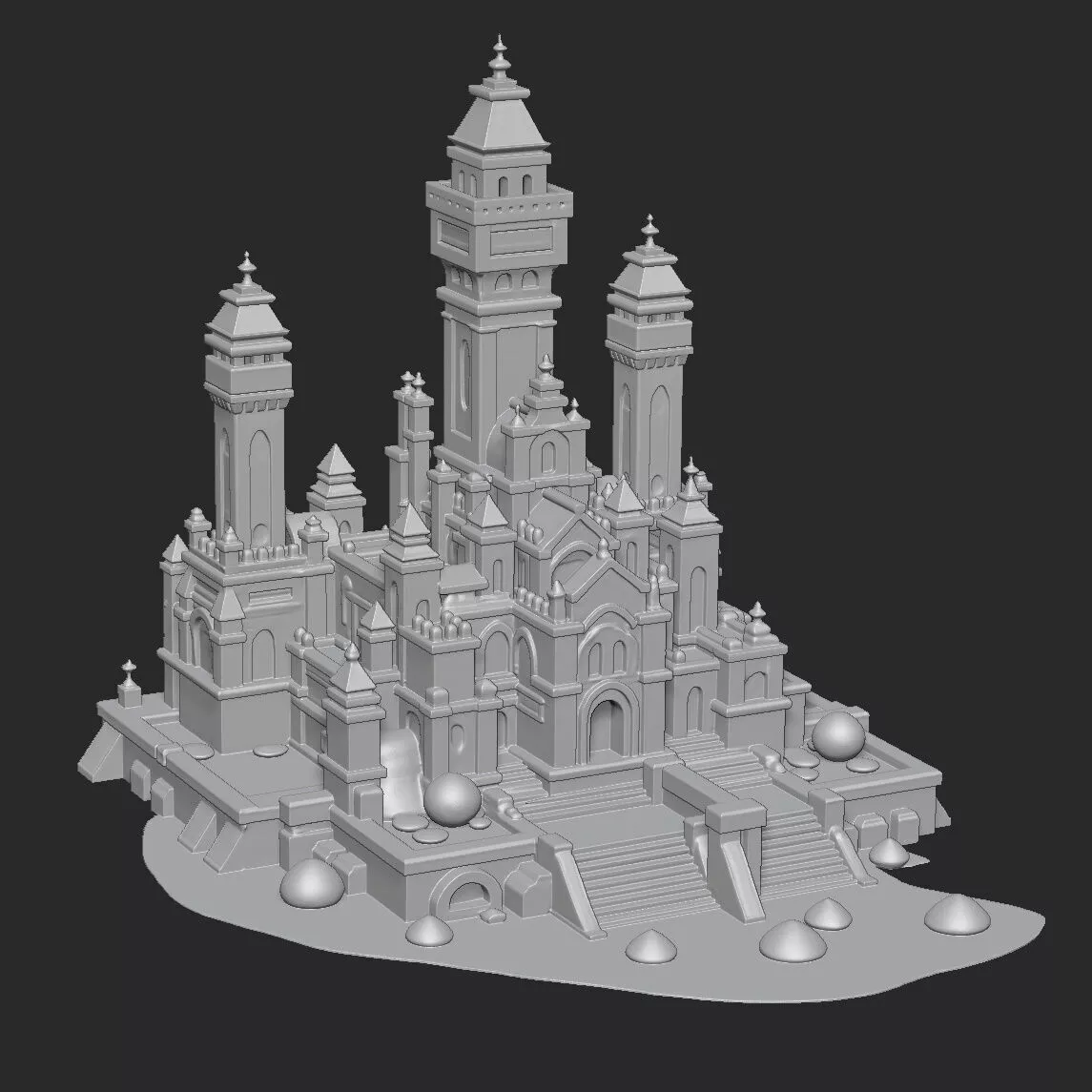 castle 3D print model