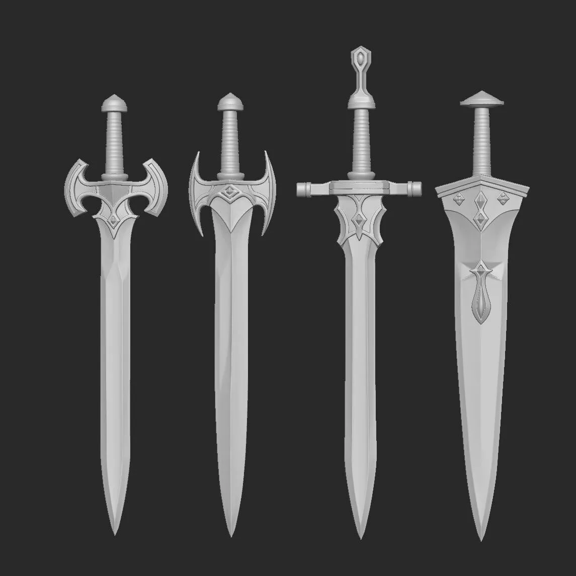 Swords 3D print model