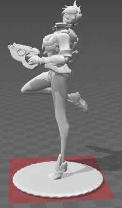 Overwatch Traser 3D print model
