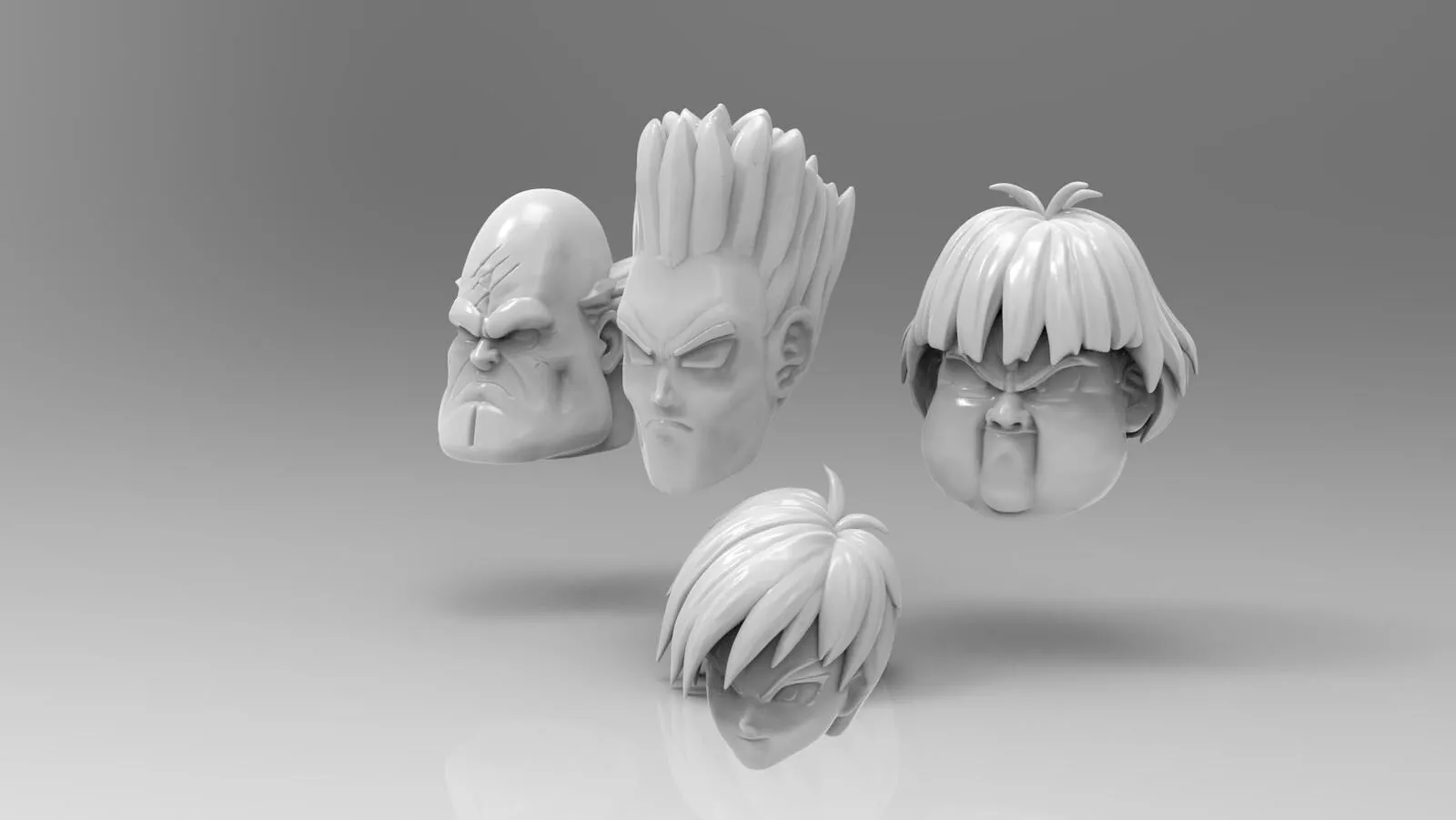 DBZ BARDOCK MOVIE BORGOS 3D print model