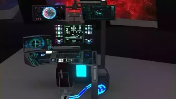 sci fi control station 1