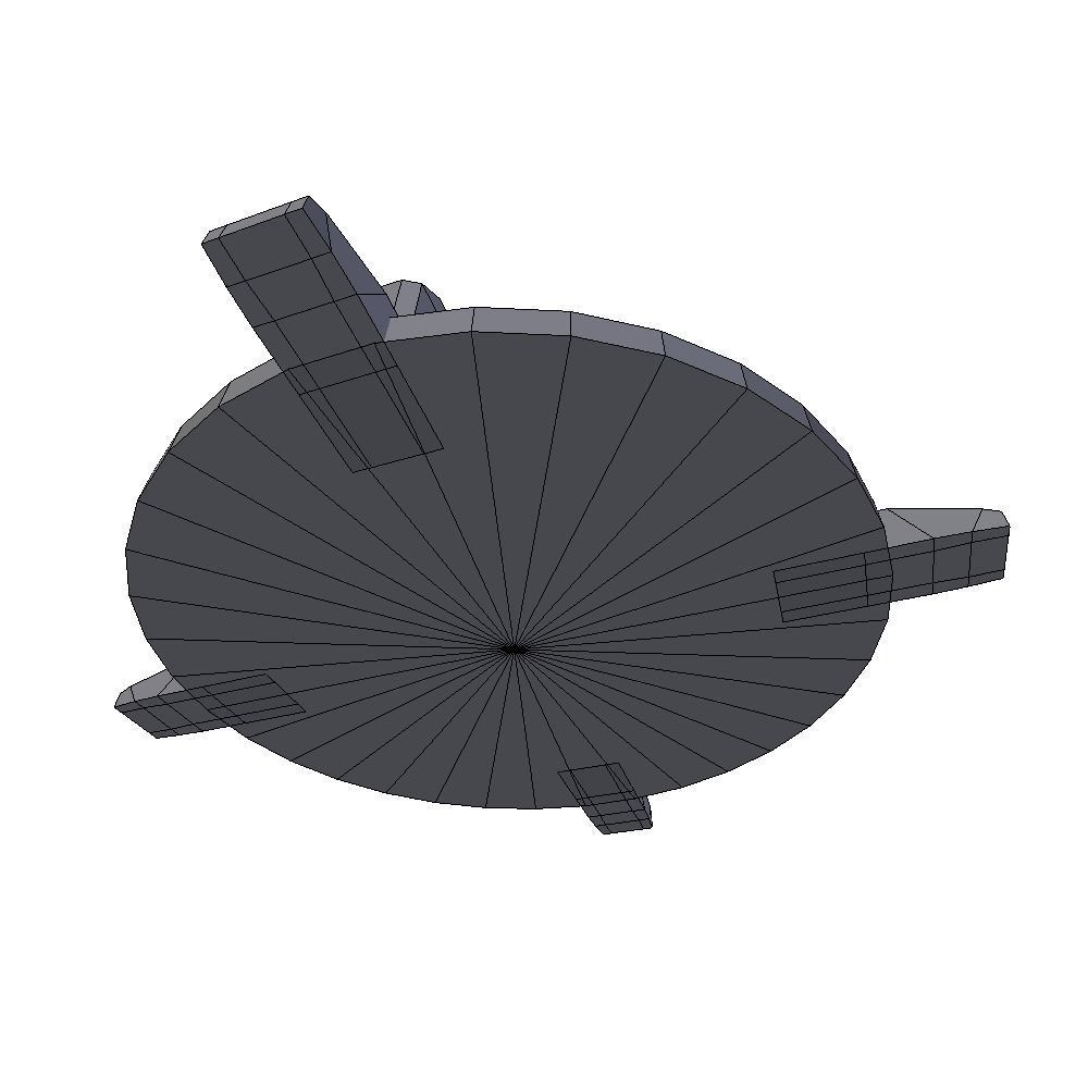 Sci-fi mine 2 low poly Low-poly 3D model_5