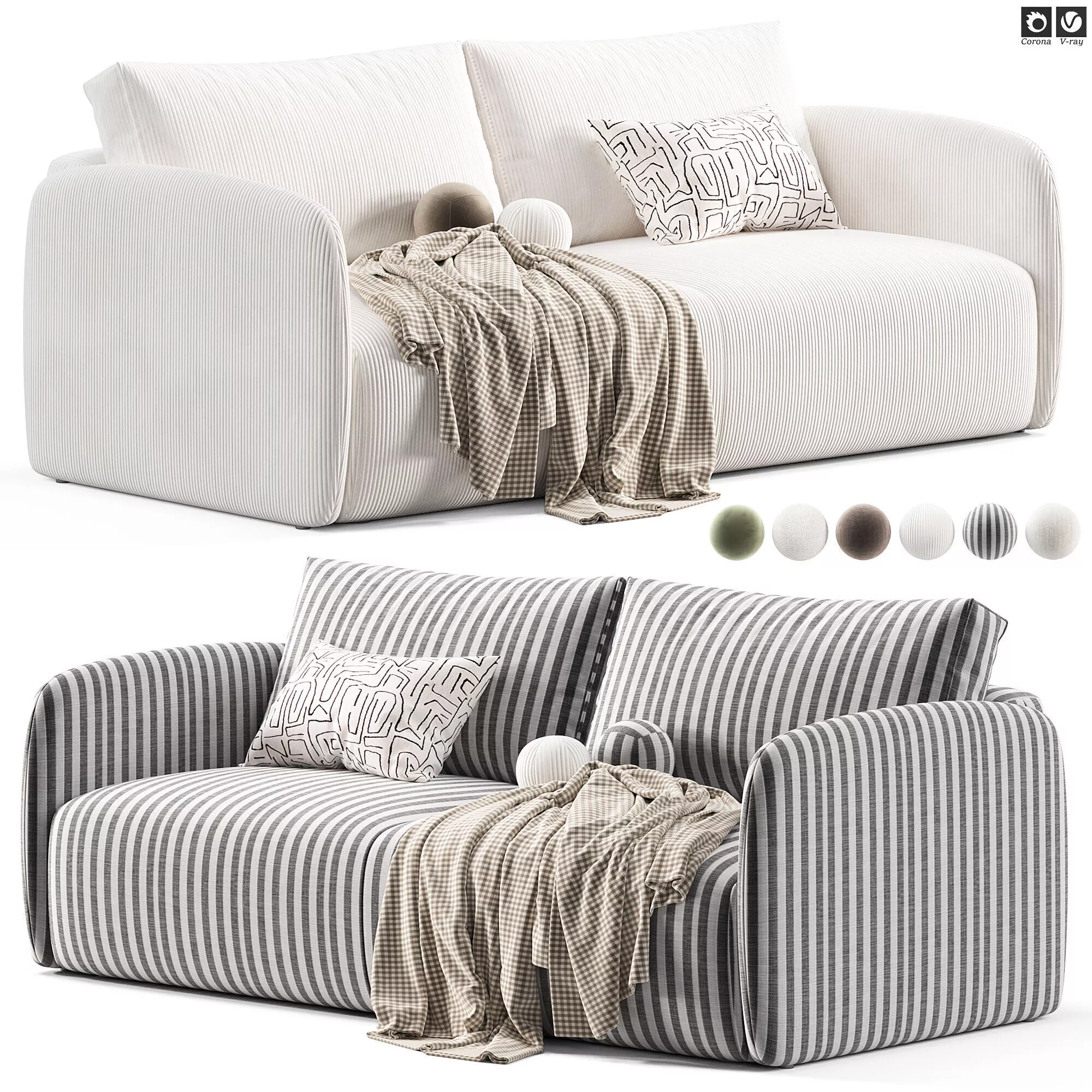 Skdesign Enzo Sofa-Bed 3D model