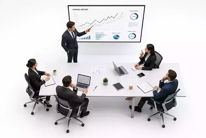 Business Meeting People Office Conference Scene