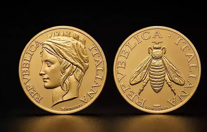 Repubblica Italiana Coin STL