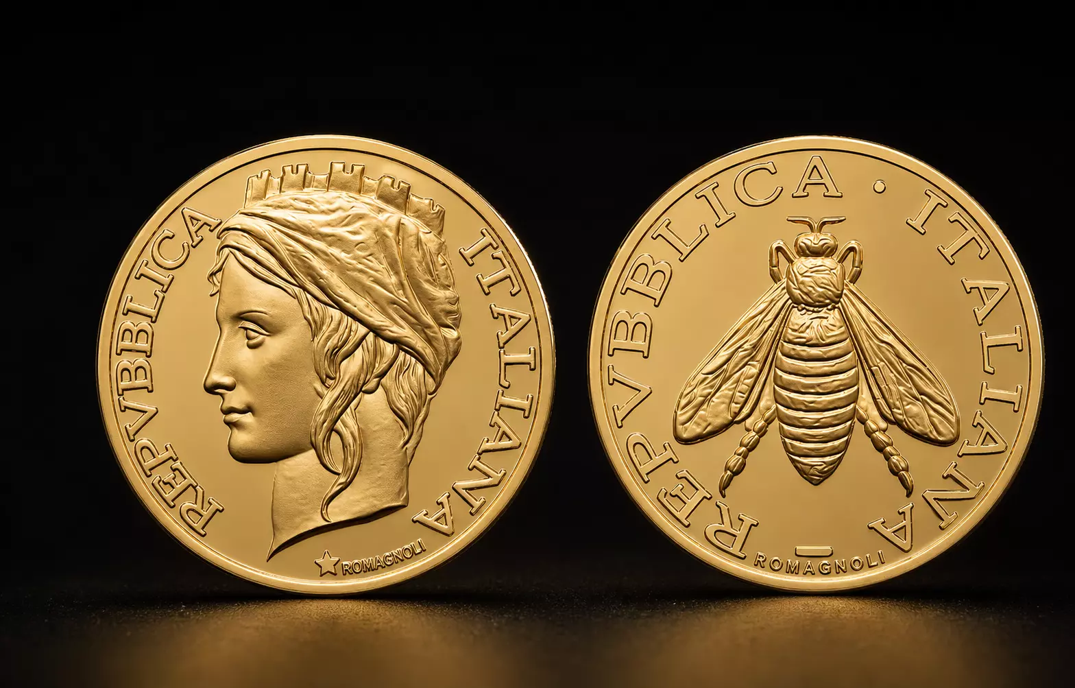 Repubblica Italiana Coin STL 3D print model