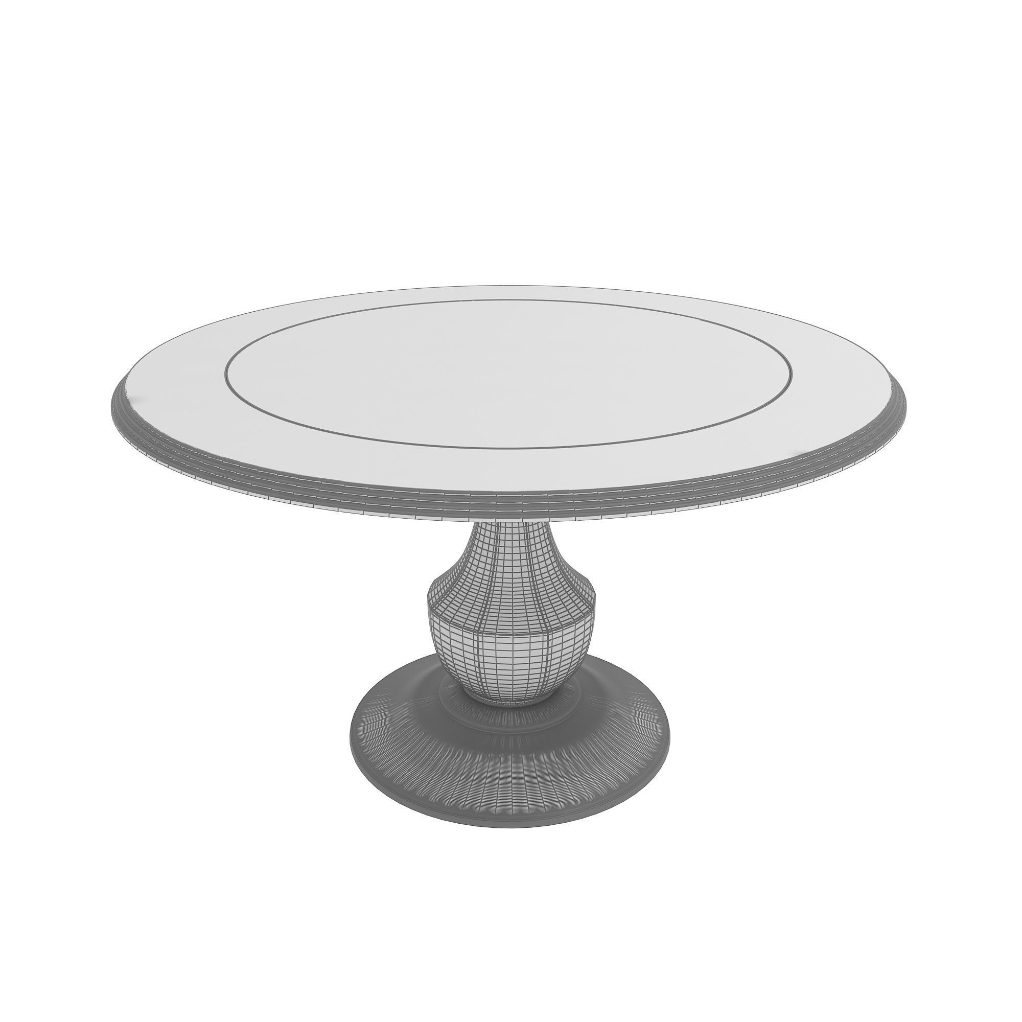 Sienna Round Table 3D model_7