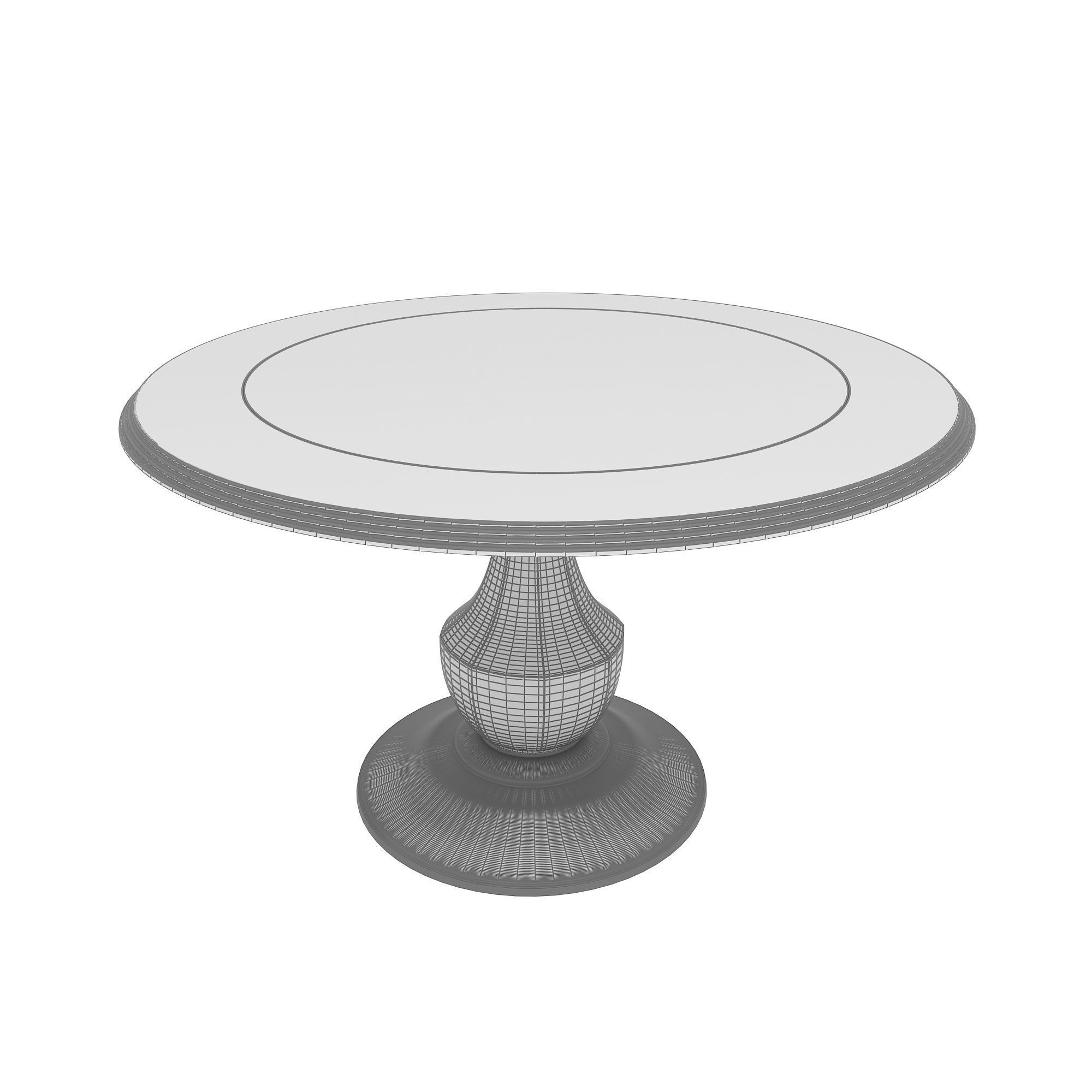 Sienna Round Table 3D model_5