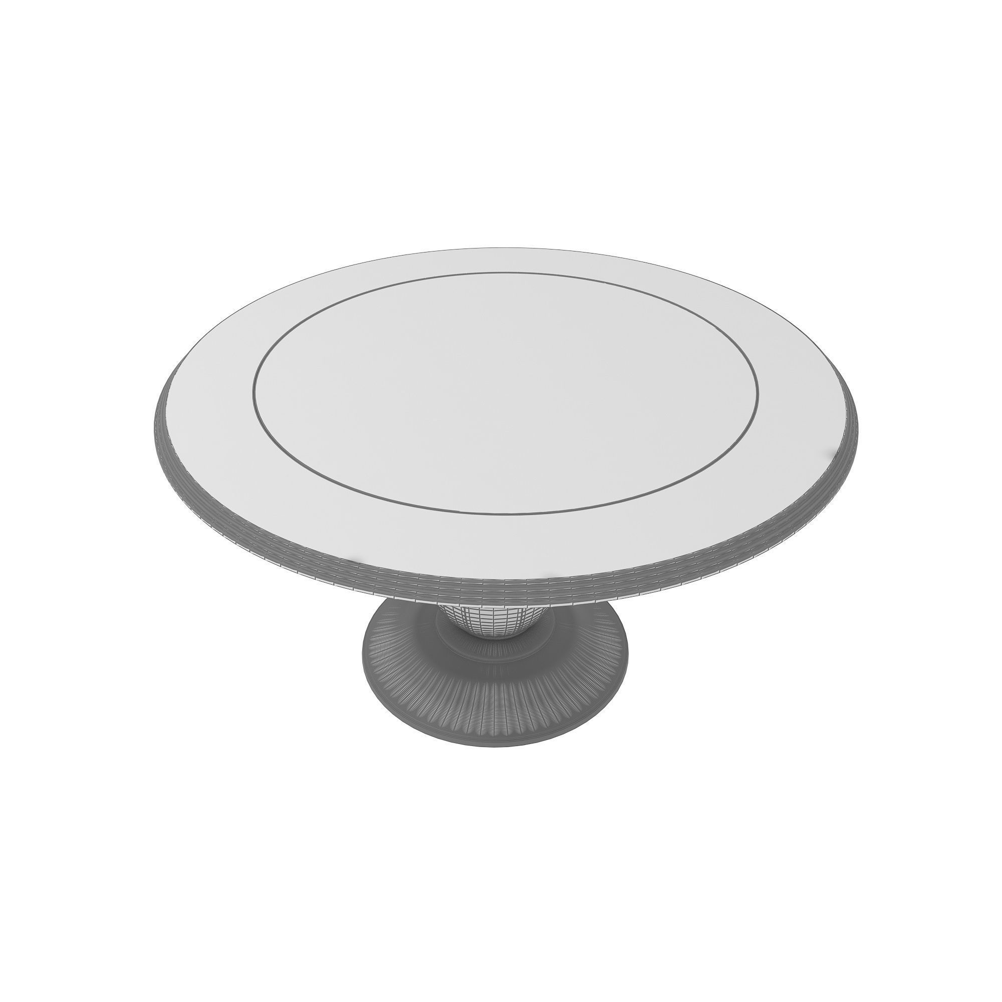 Sienna Round Table 3D model_9