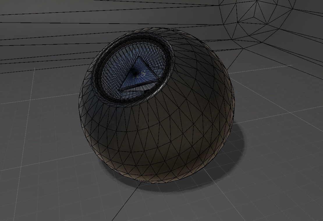 Magic 8 Ball Low-poly 3D model_4