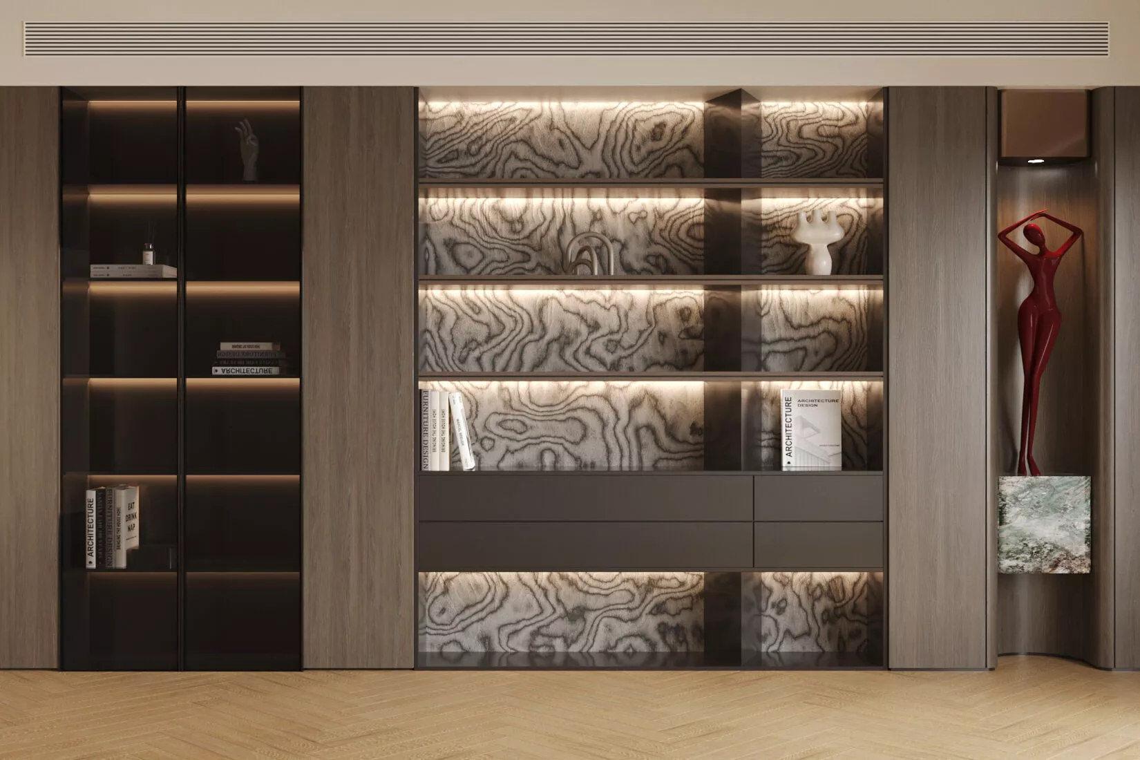 Entryway Living room storage cabinet 3D model
