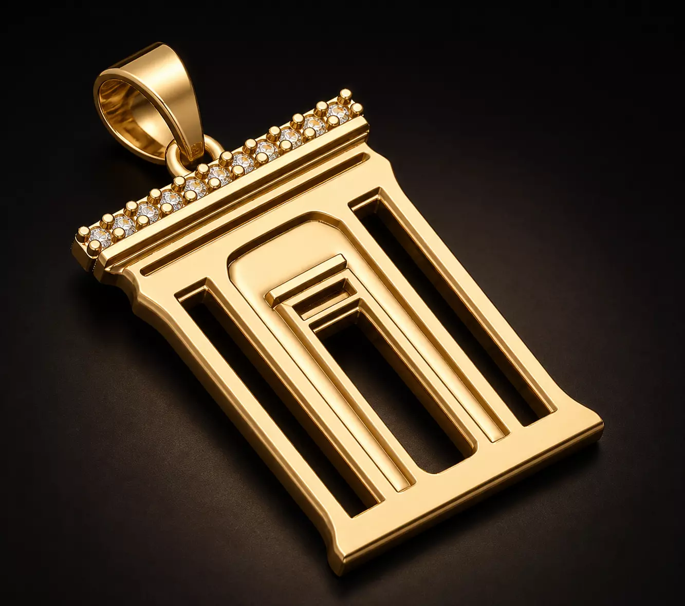 Architectural Pendant STL 3D print model