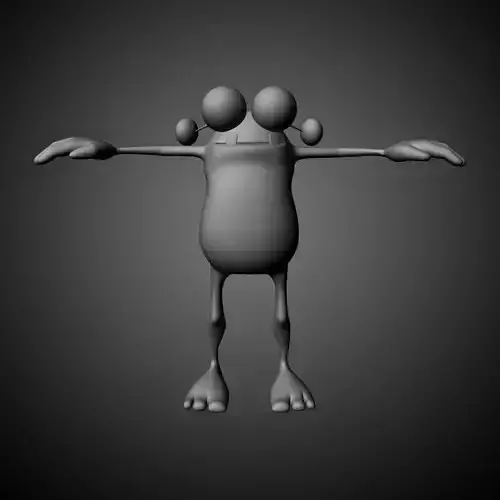 Cartoon Monster Character Dave