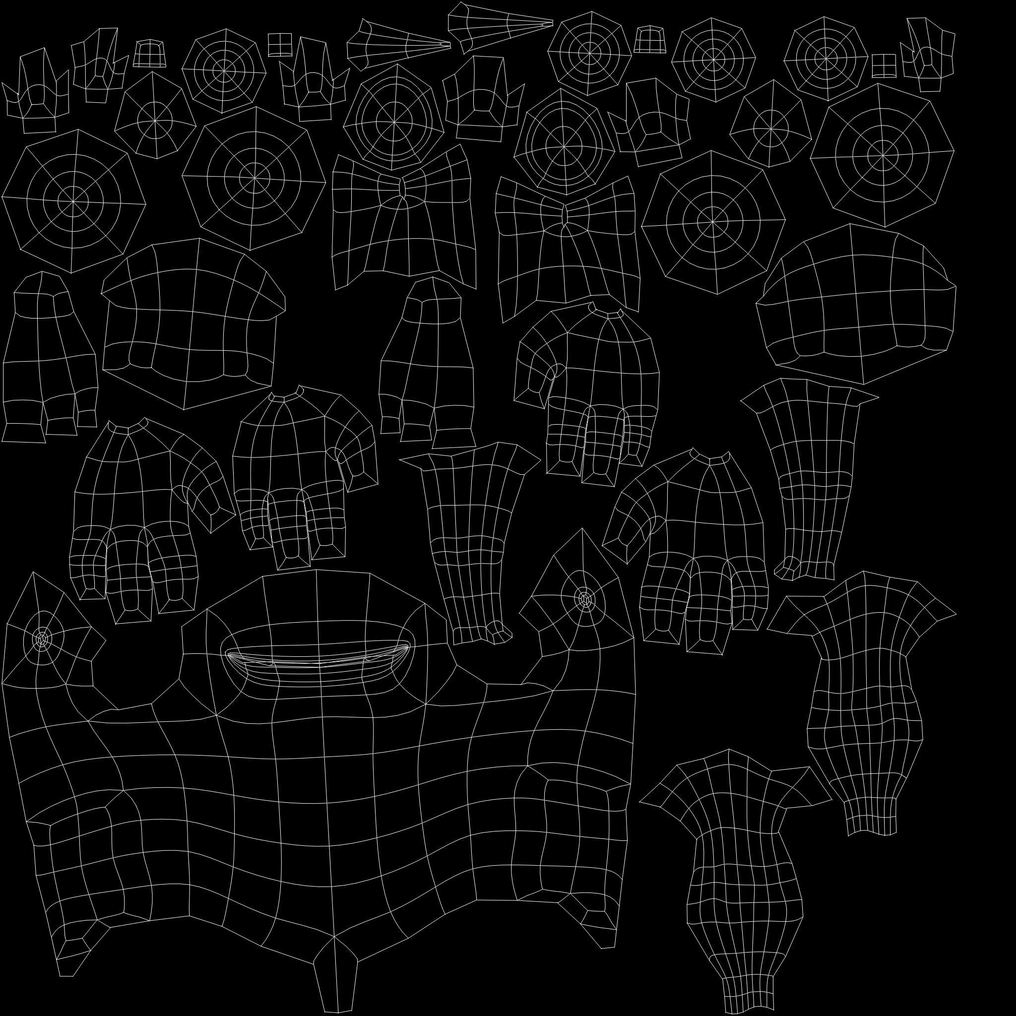 Cartoon Monster Character Dave 3D model_22