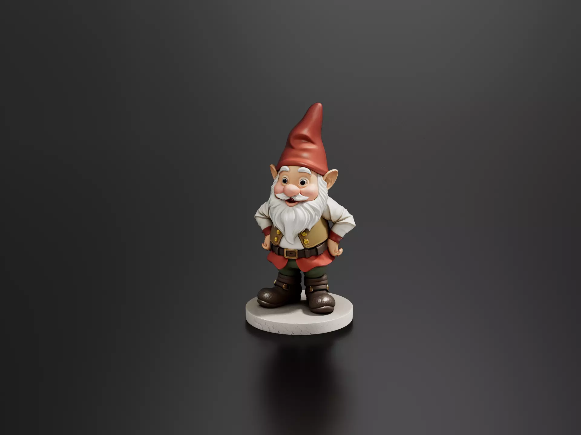 Garden Dwarf-1 3D print model