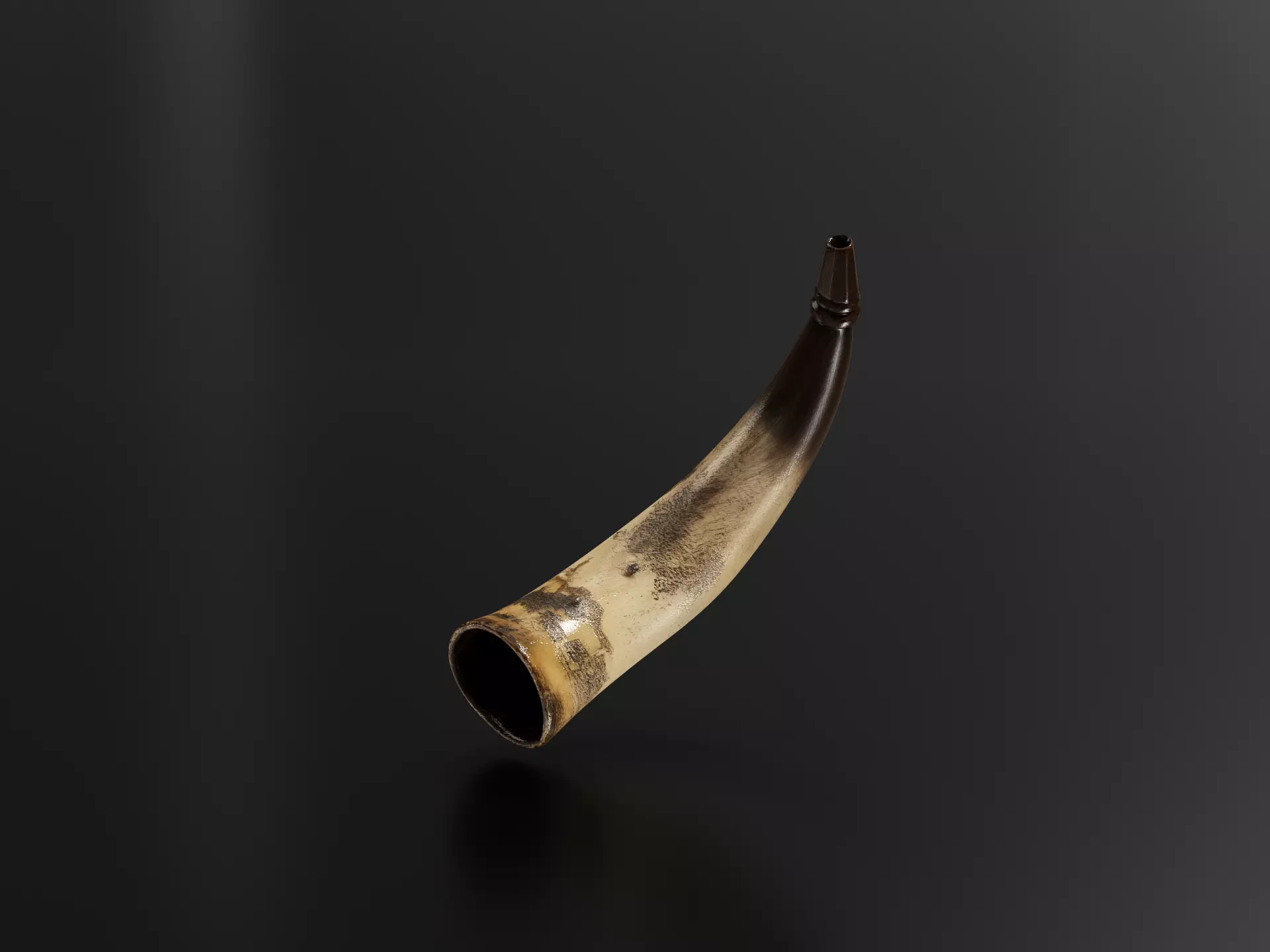 American powder horn 3D print model
