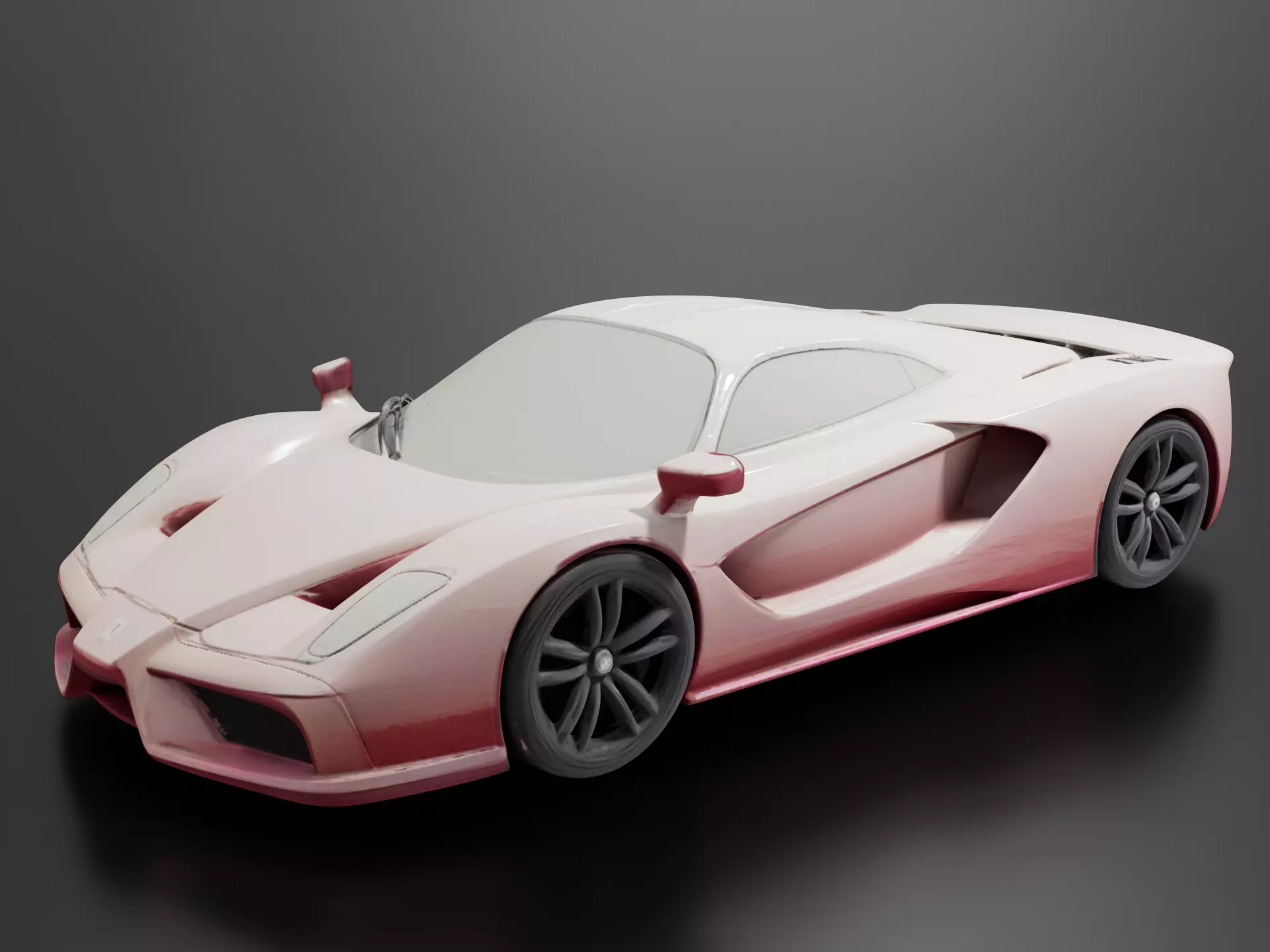 Abandoned SuperCar 3D print model