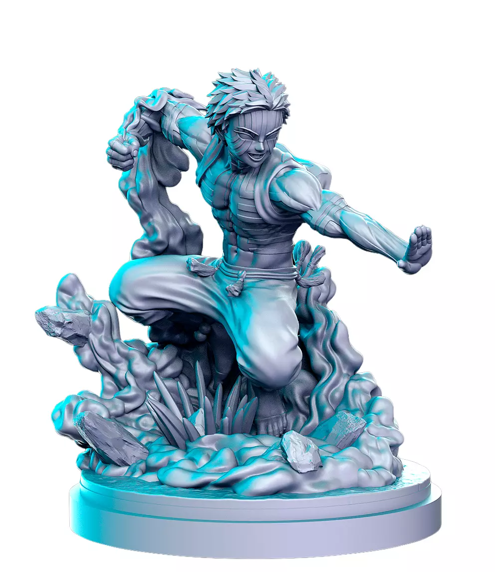 Akaza 3D Print STL Miniature RPG 3D print model