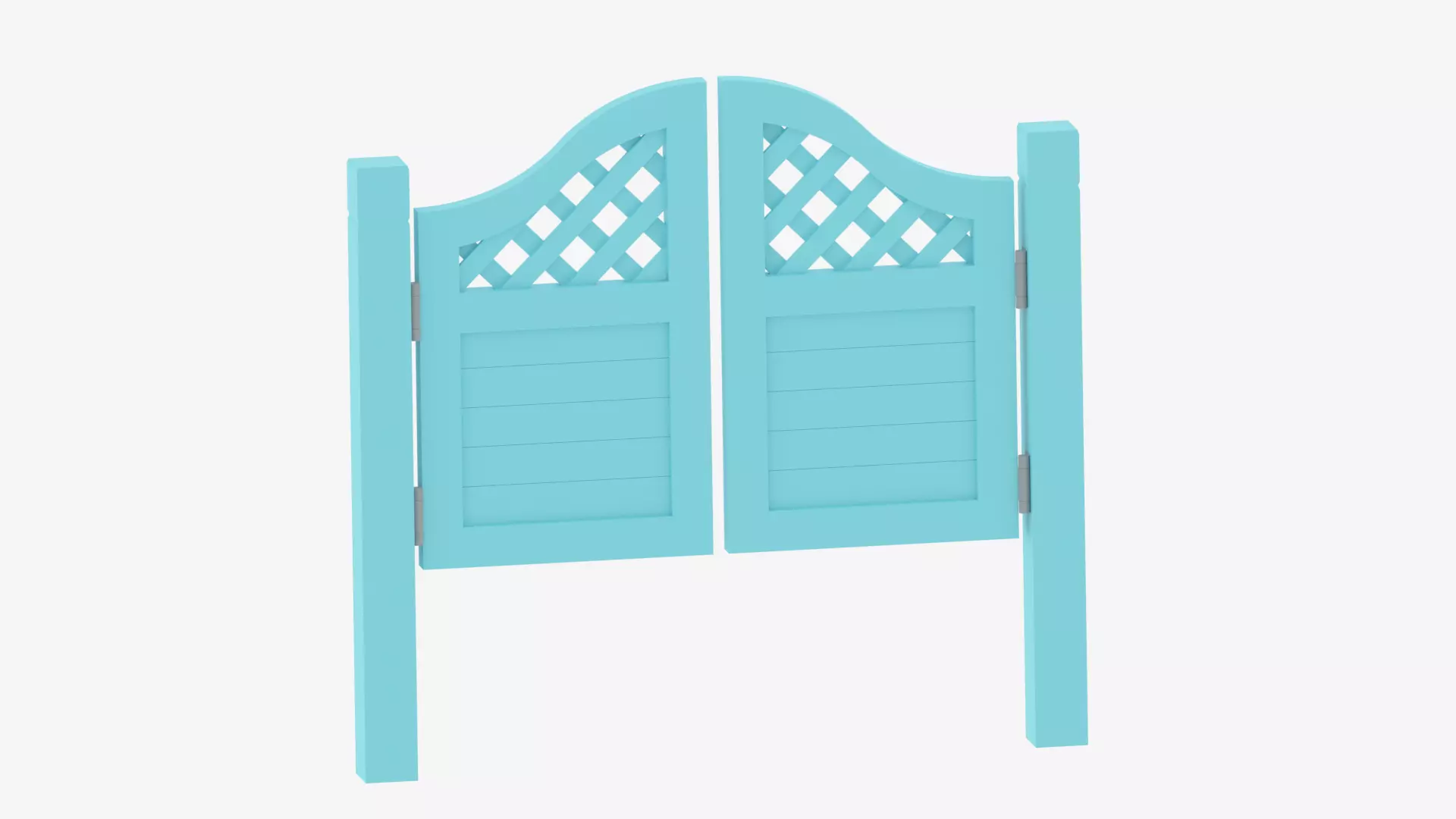 Cartoon Cafe Swing Doors 3D model