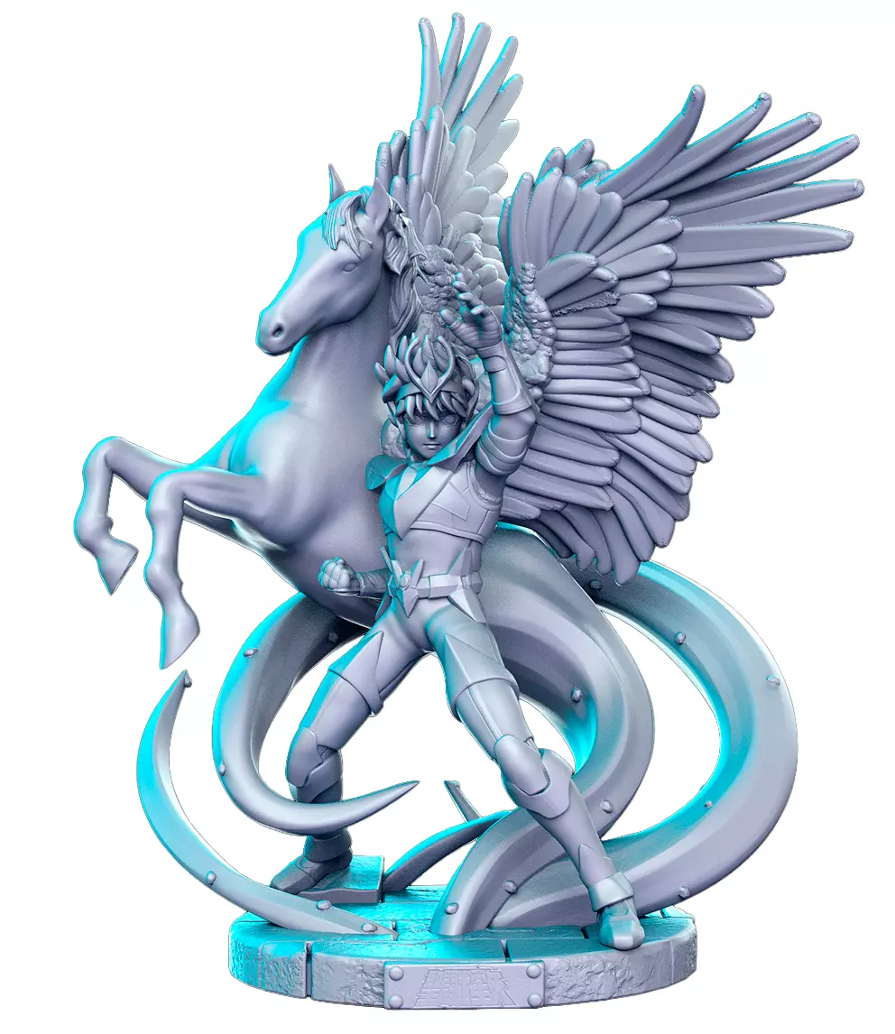 Seiya 3D Print STL Miniature RPG 3D print model