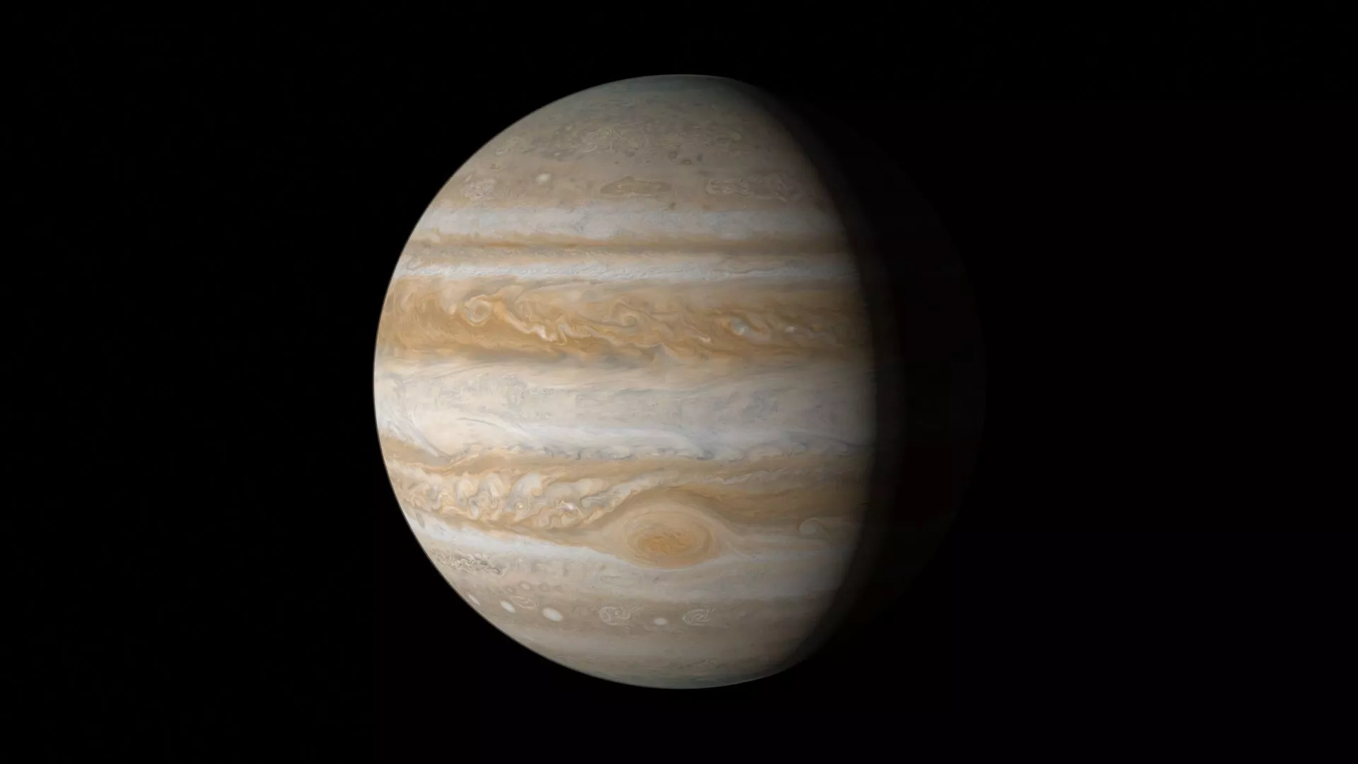 Volumetric Massive Jupiter Sphere For Blender 3D model