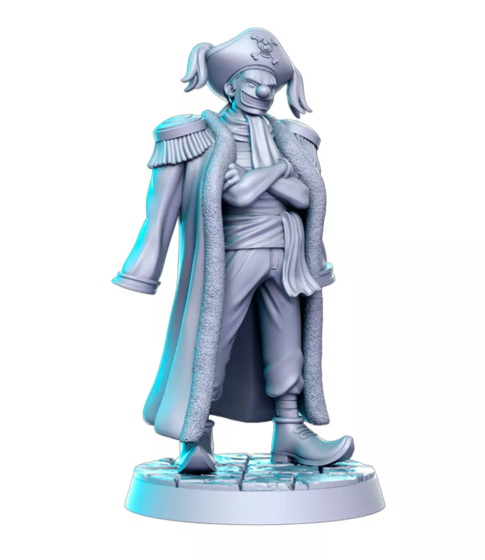 Buggy One Piece 3D Print STL Miniature RPG 3D print model