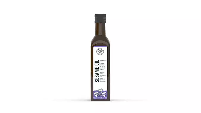 Olive Oil Set 3D model 2