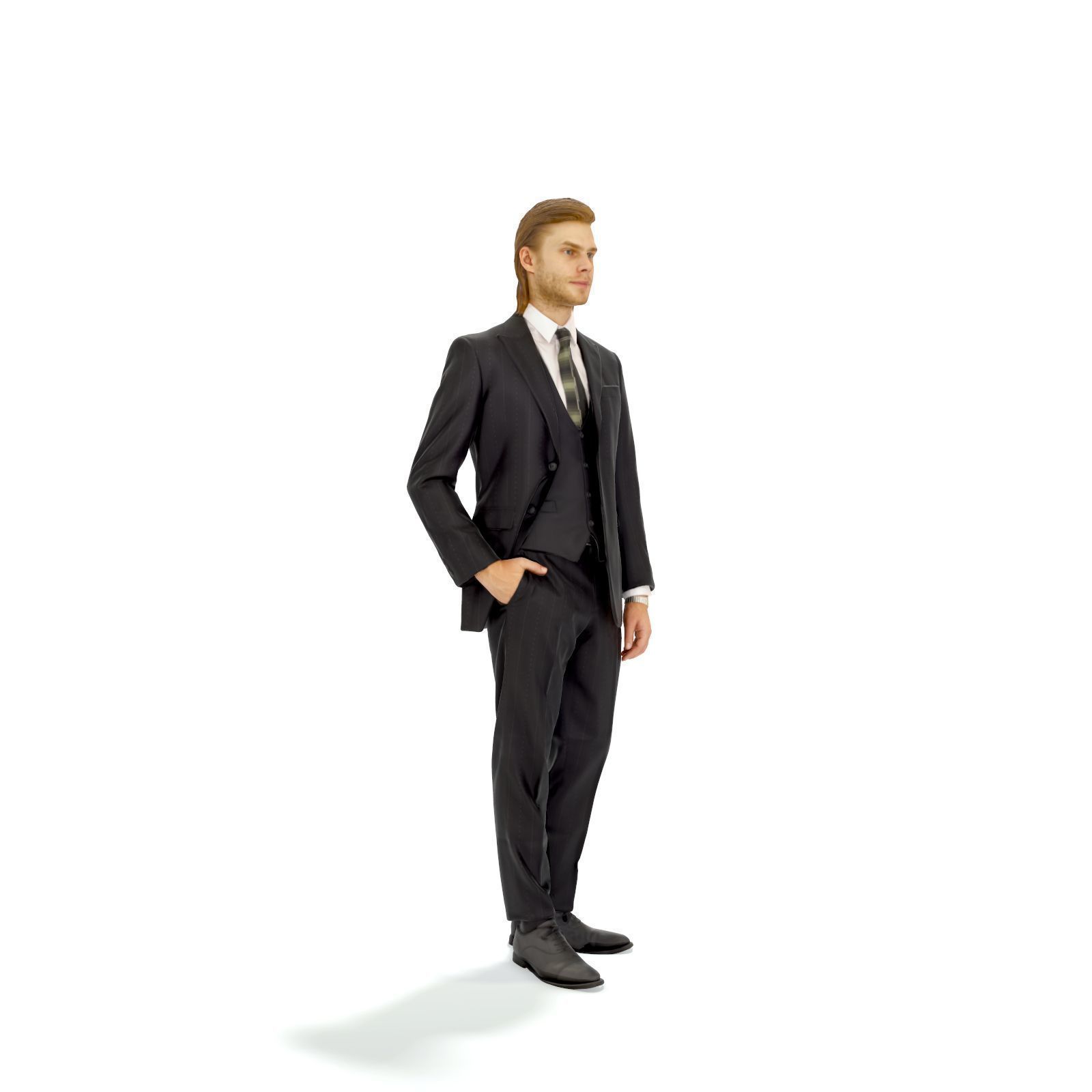 BMan0315-HD2-O01P01-S man in suit Low-poly 3D model_1