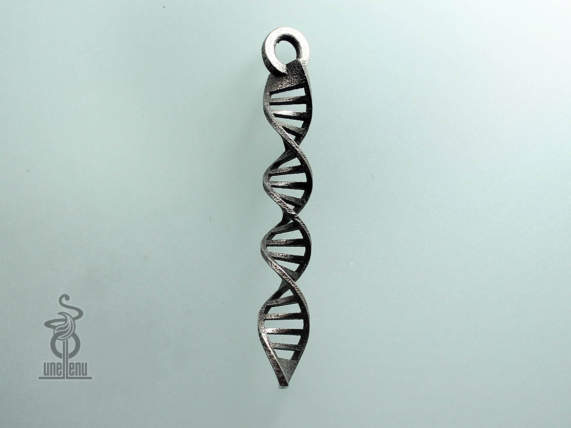 DNA pendant 3D print model_1