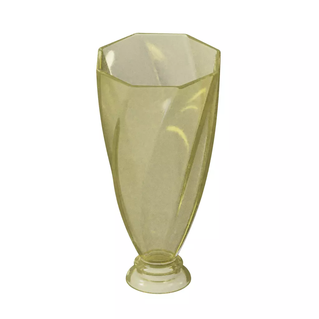 Transparent Exquisite Milkshake Tumbler 3D model
