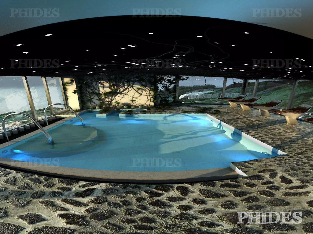 Swimming pool 3 day 3D model_0
