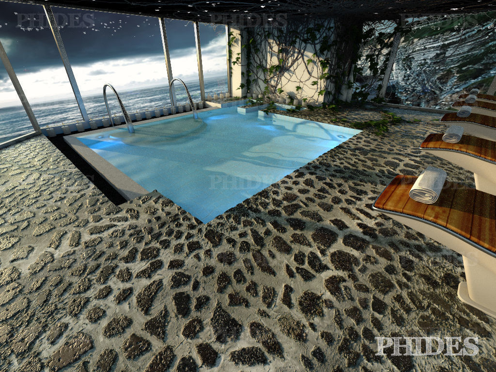 Swimming pool 3 day 3D model_3