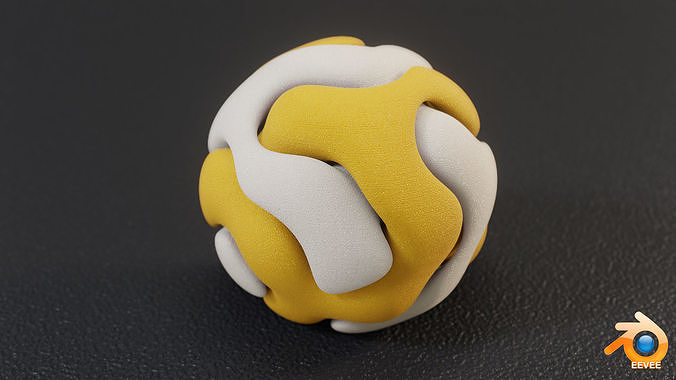 Gyroid Double Sphere 3D print model