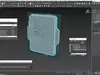 Intel Core i9 14900K LGA1700 CPU Silver 3D model | CGTrader