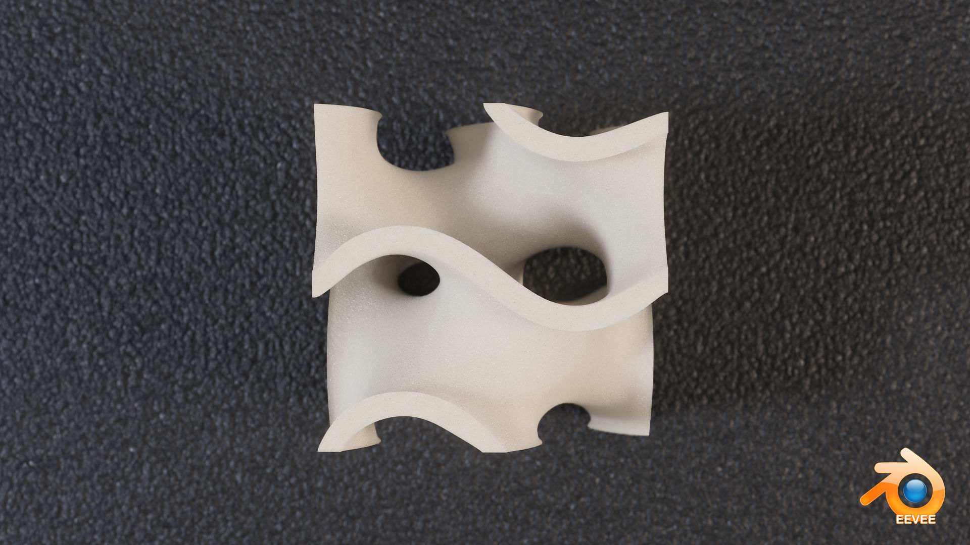 Gyroid G Cell Unit 3D print model_3