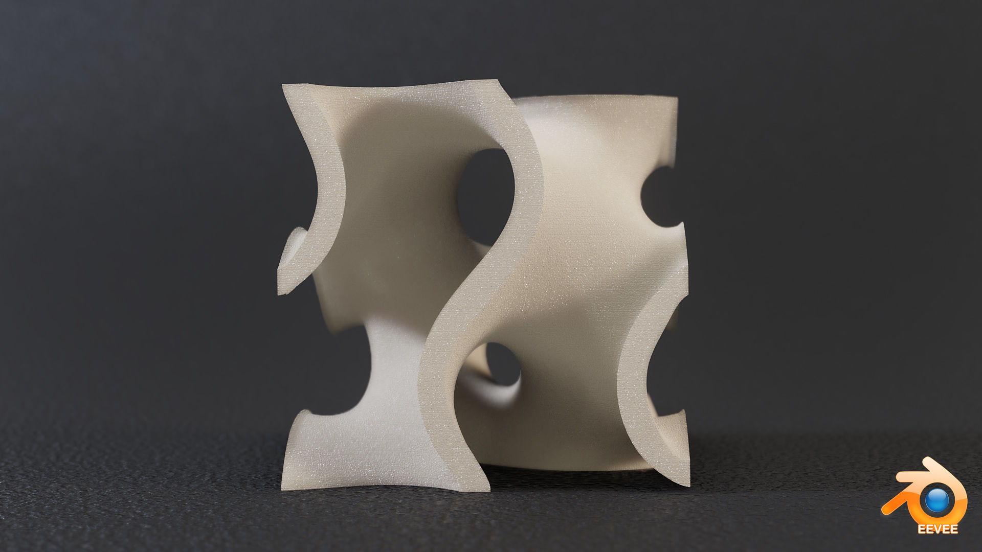 Gyroid G Cell Unit 3D print model_5