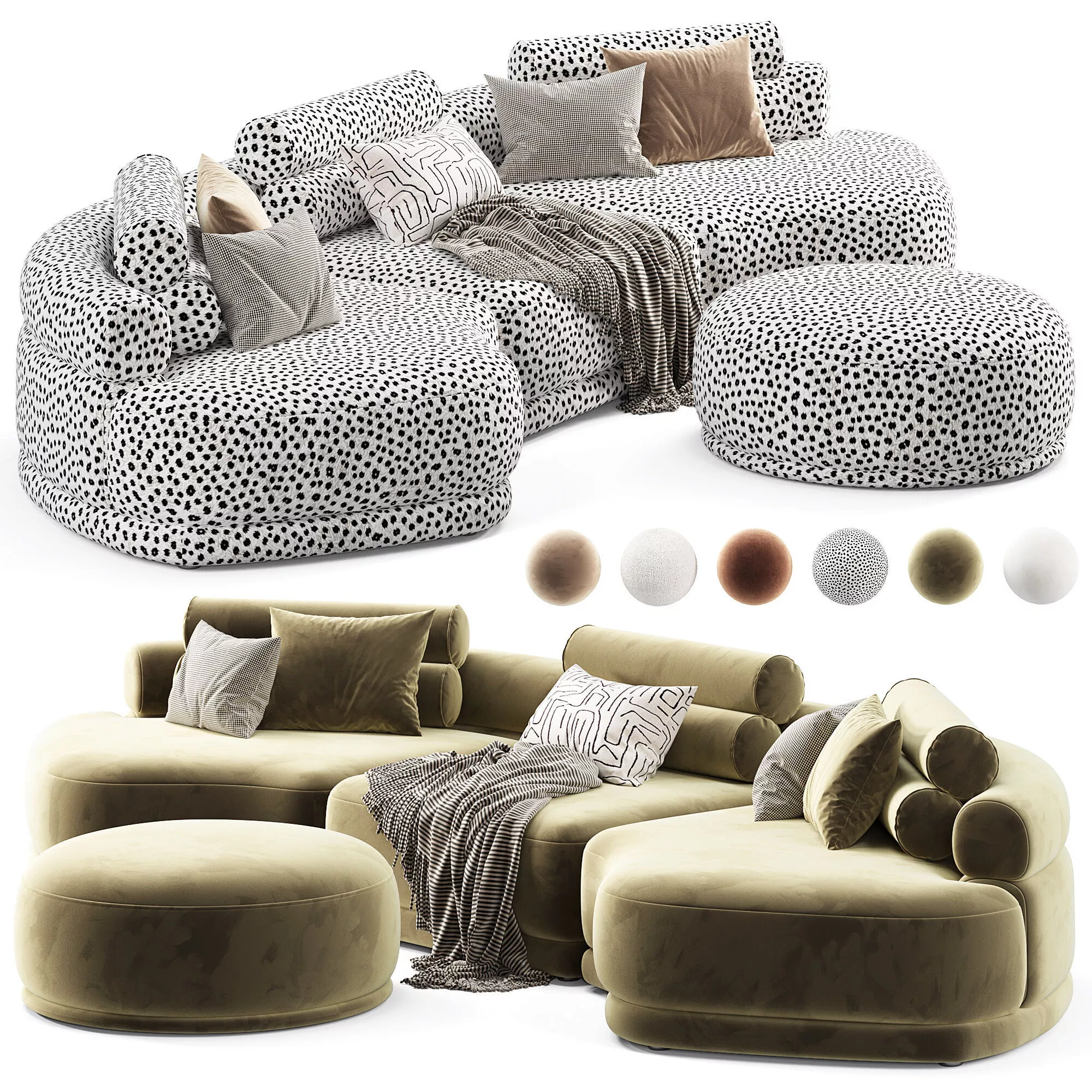 Mononova Etna Modular Sofa 3D model