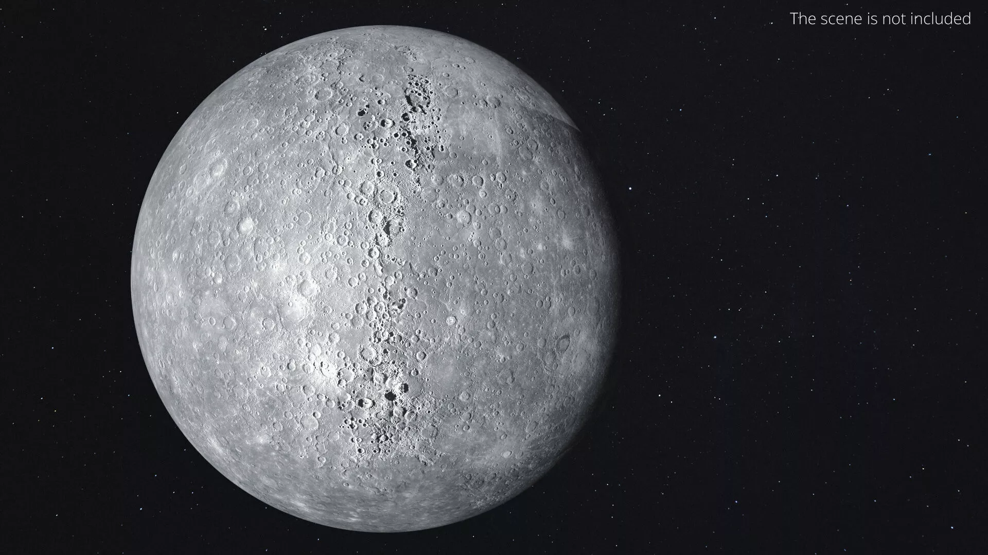 Planet Mercury For Blender 3D model