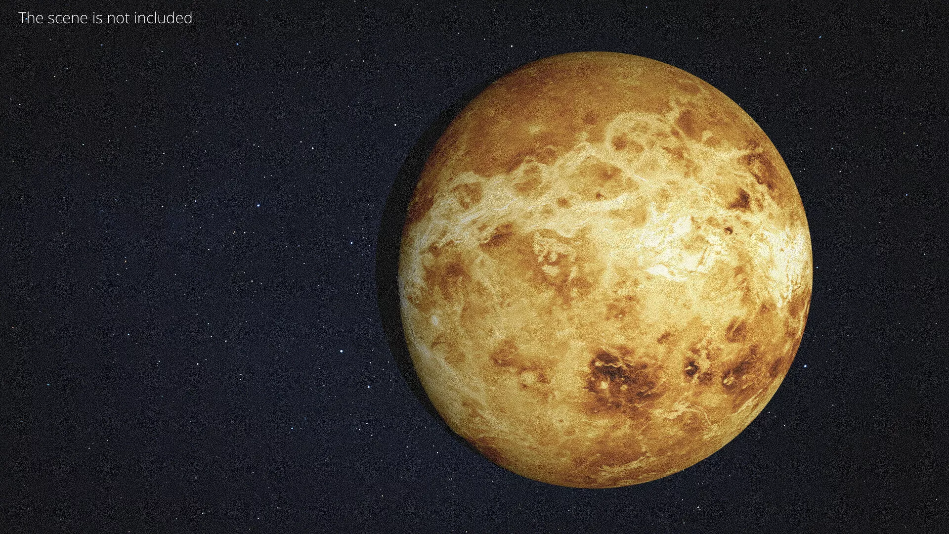 Venus Bare Surface Planetary For Blender 3D model