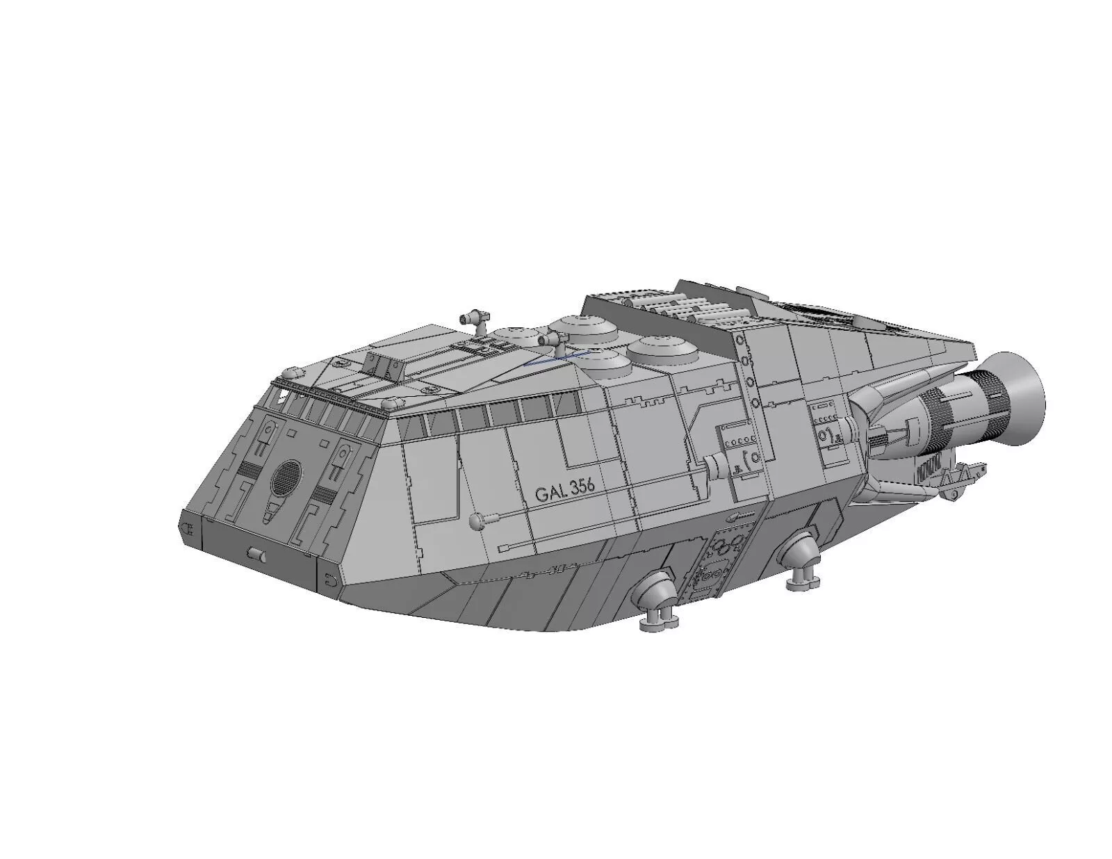 Shuttle Mark I 3D print model