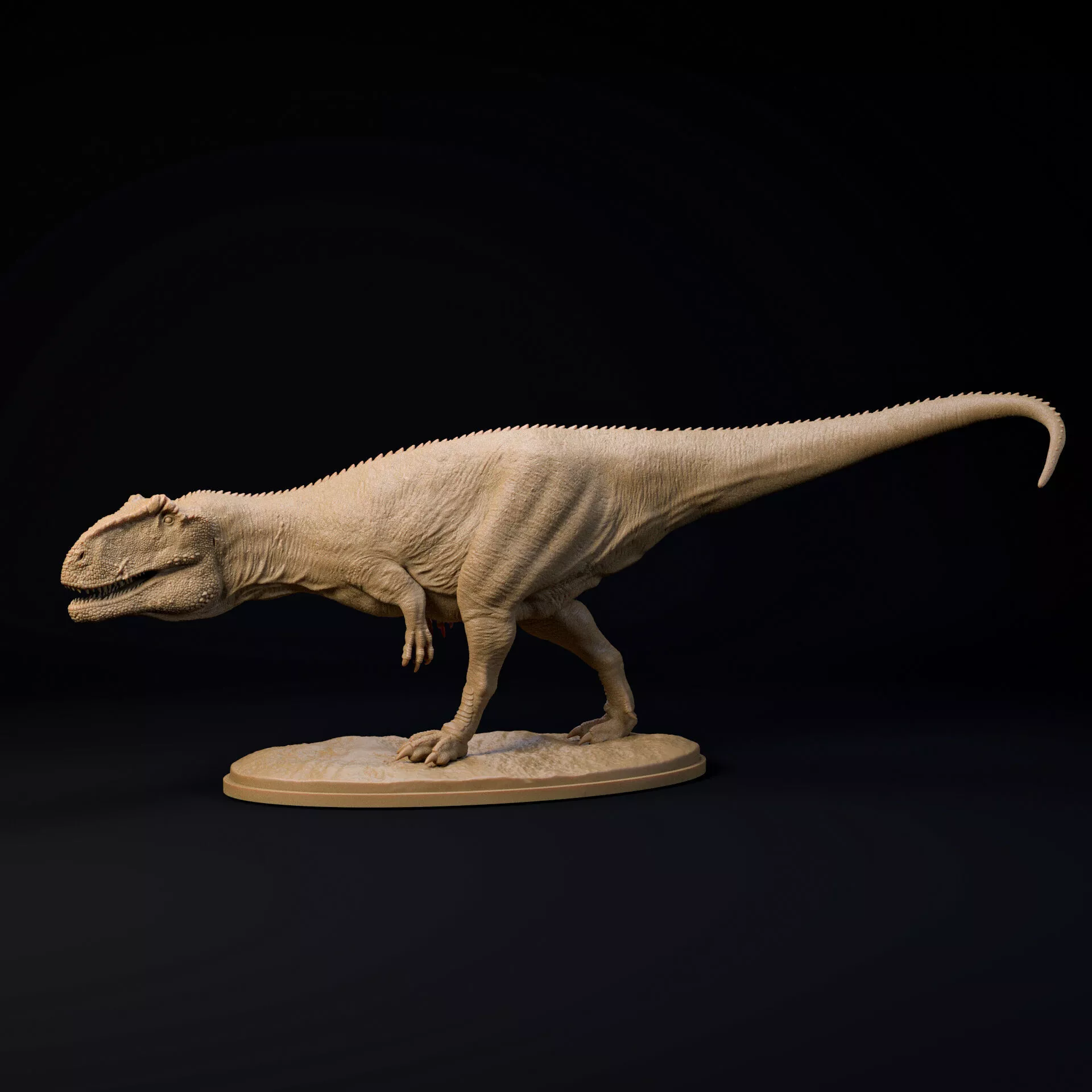 Giganotosaurus 1-35 scale pre-supported dinosaur 3D print model
